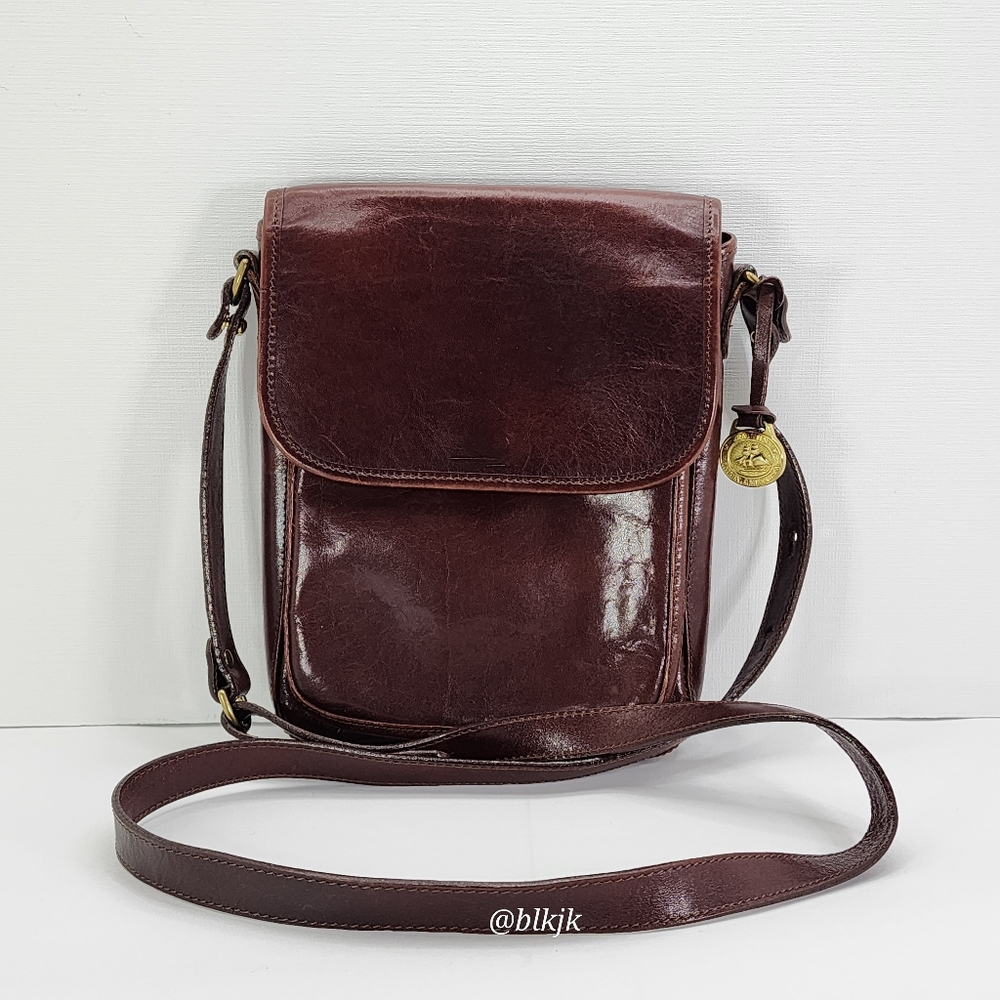 Vintage Brahmin Leather Crossbody Bag *Brown* EUC